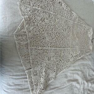 Zara Beige asymmetrical skirt